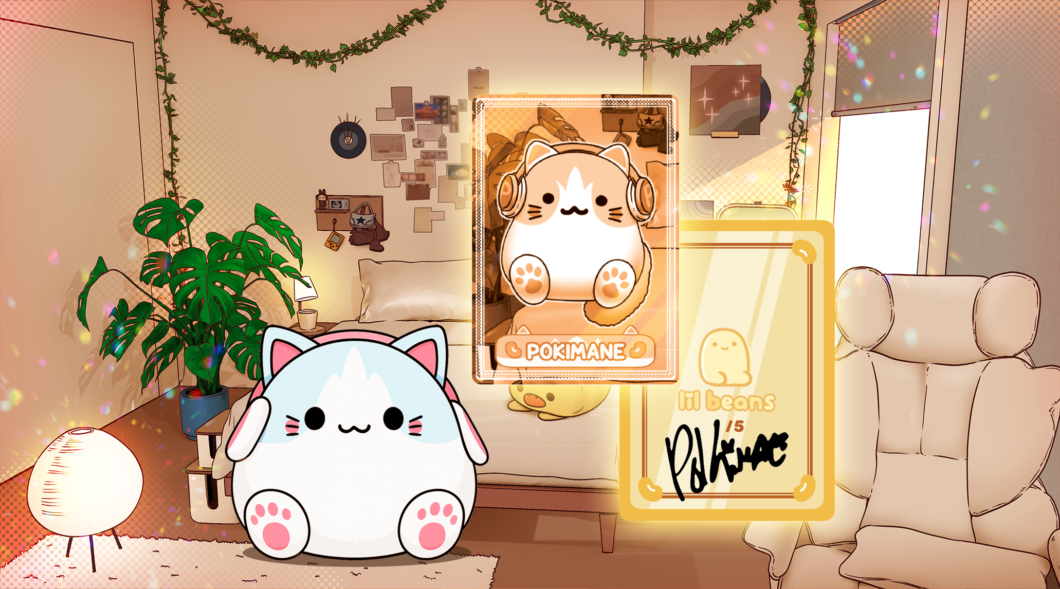 pokimane x lil beans